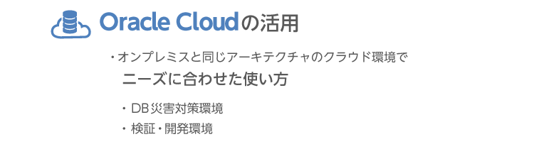 Oracle Cloudの活用