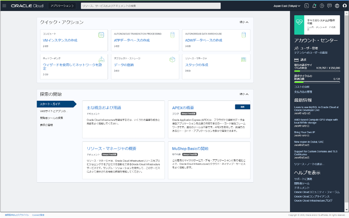 Oracle DatabaseのPaaSを作成するのに必要なのはたったの2ステップ