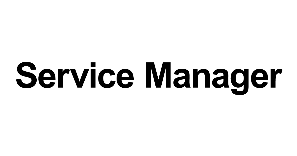 メイン画像：Service Manager