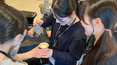 バリスタDAY画像3-ラテアート、めっちゃ上手にできたわ!