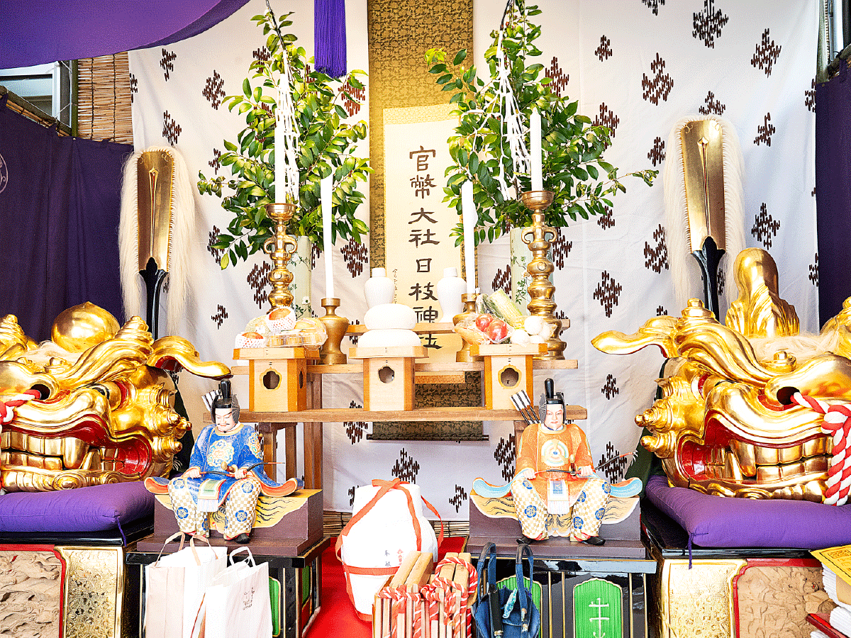 山王祭 御神酒所