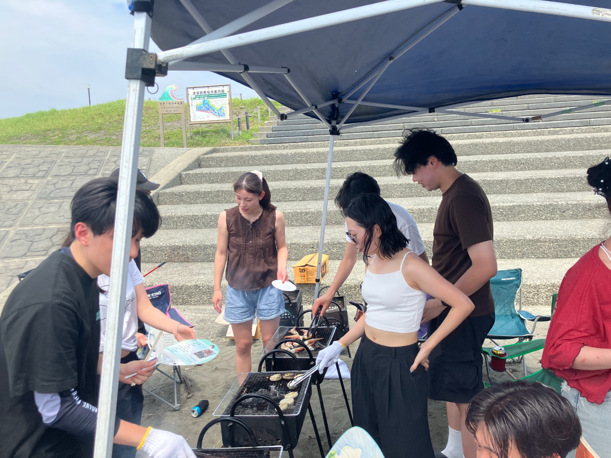 焼いている風景1