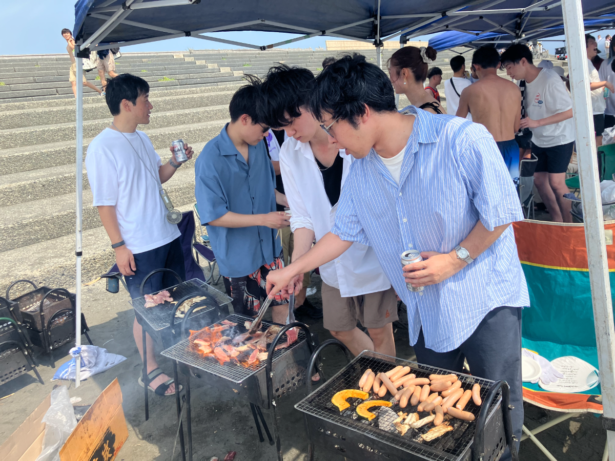 焼いている風景2