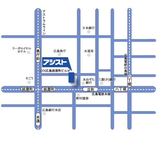 中国営業所の地図