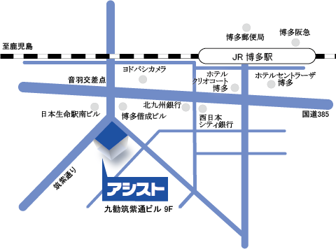 九州営業所の地図