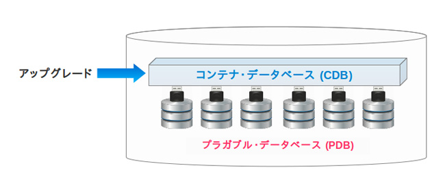 マルチテナントのアップグレード、パッチ適用