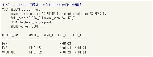 セグメントレベルで最後にアクセスされた日付を確認