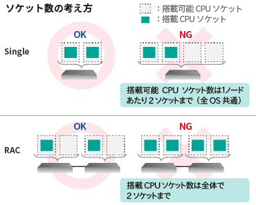 SE2のソケット数制限