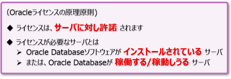 Oracle ライセンス ルール