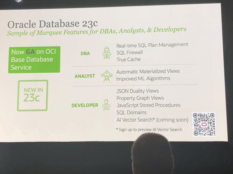 Oracle Database 23cの注目新機能