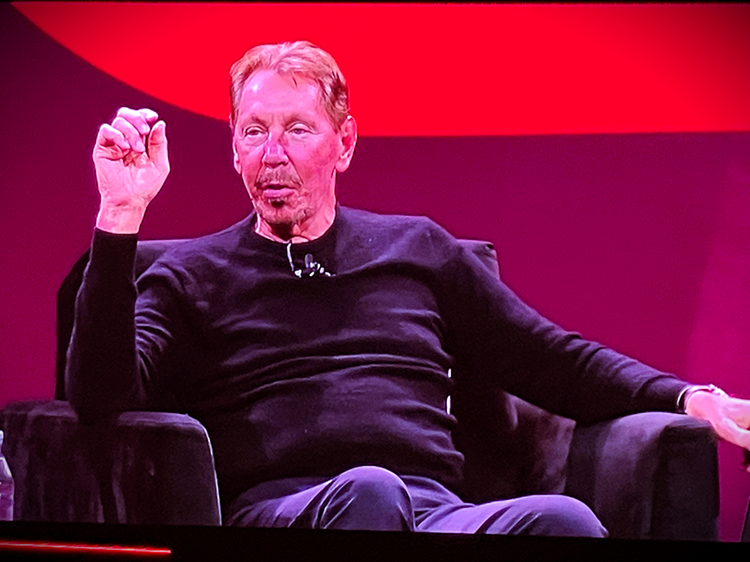創業者、会長兼CTOラリー・エリソン（Larry Ellison）氏