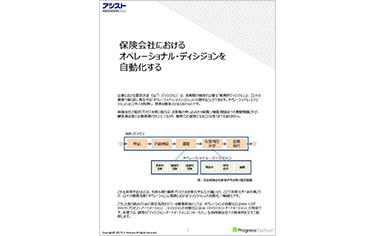 保険会社におけるオペレーショナル・ディシジョンを自動化する