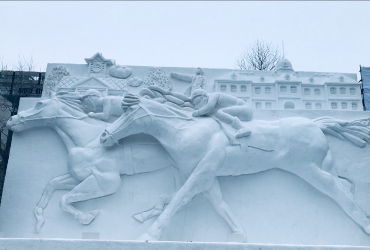 雪まつり_馬