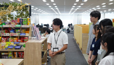 オフィスツアーの様子（オフィスグリコ）