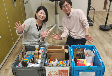 市ヶ谷本社のボランティア部メンバー