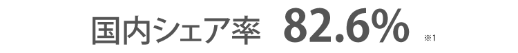 HULFTは国内シェア率82.6%
