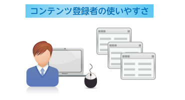 コンテンツ登録者の使いやすさ 