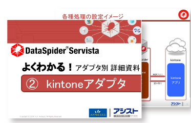 よくわかる！アダプタ別　詳細資料　②kintoneアダプタ 