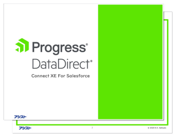 Progress DataDirect for Salesforceドライバ資料