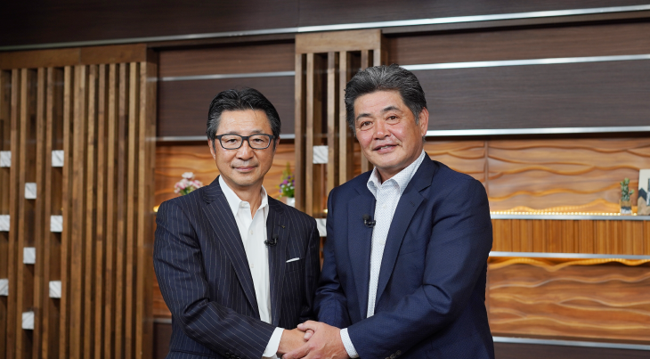 岡ソフトバンクホークス元監督　工藤公康氏と株式会社アシスト　代表取締役社長　大塚辰男